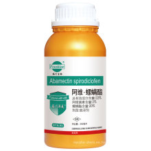 Insecticida Agroquímico Formulación Sc Avermectina 2% + Spirodiclofeno 20%